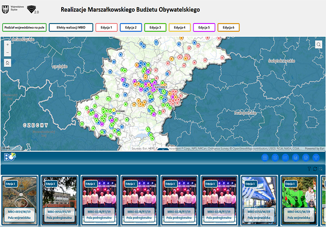 Realizacja Marszałkowskiego Budżetu Obywatelskiego województwa śląskiego